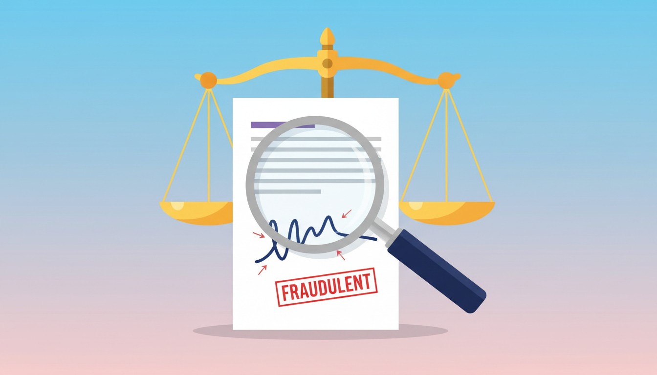 Faux et usage de faux : définition, sanctions et défense